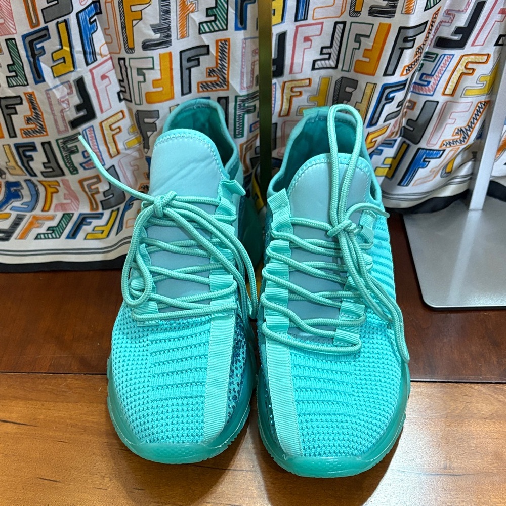 Cape Robbin Turquoise Athletic Shoes